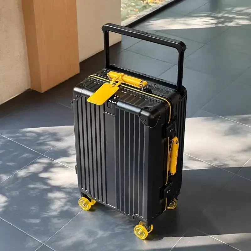 Valise rigide PC + cadre aluminium - 20 à 28 pouces | Bagage à roulettes silencieux serrure TSA – Image 14