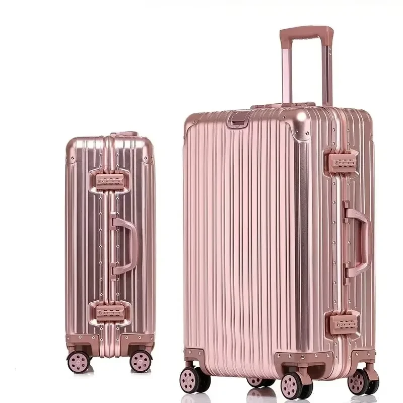 Valise de voyage cabine en alliage d'aluminium et de magnésium 100% - Bagage rigide 20/24/26/29 pouces - Cabine antivol et étanche – Image 6