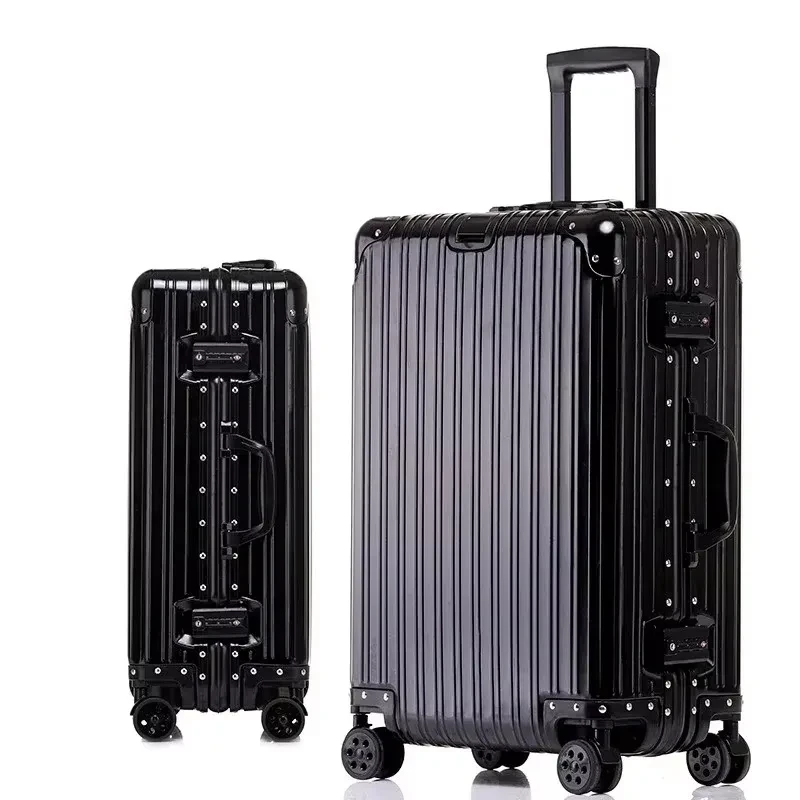 Valise de voyage cabine en alliage d'aluminium et de magnésium 100% - Bagage rigide 20/24/26/29 pouces - Cabine antivol et étanche – Image 2