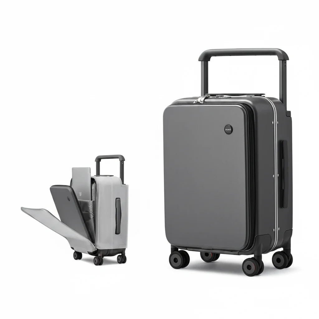 Valise Cabine Rigide M75 - Cadre Aluminium & Coque PC 20/24" - Voyage Silencieux et Élégant – Image 10