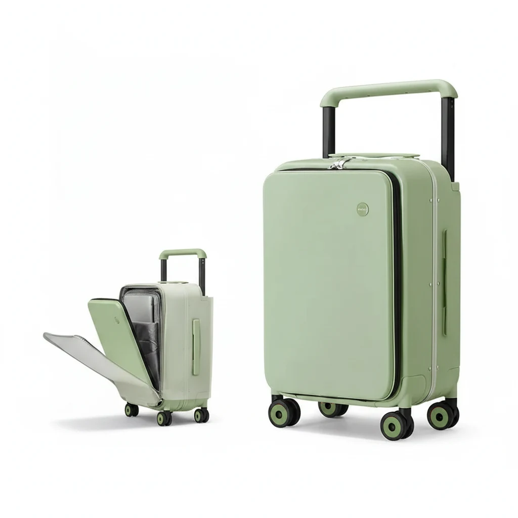 Valise Cabine Rigide M75 - Cadre Aluminium & Coque PC 20/24" - Voyage Silencieux et Élégant – Image 15