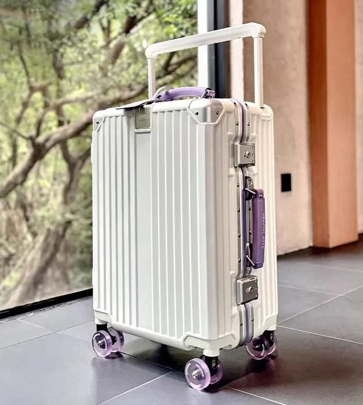 Valise rigide PC + cadre aluminium - 20 à 28 pouces | Bagage à roulettes silencieux serrure TSA – Image 5