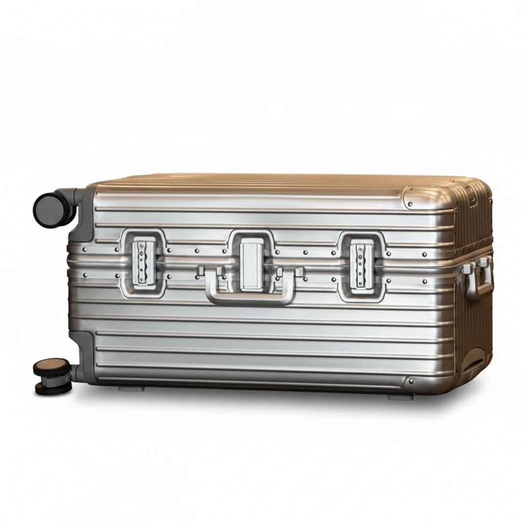Valise cabine voyage en alliage aluminium-magnésium, bagage à roulettes - Protection extrême & roulement silencieux – Image 3
