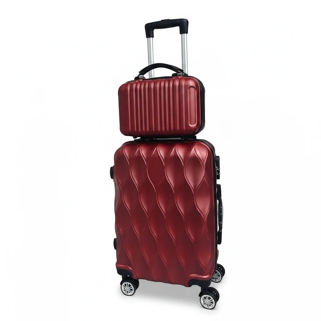 Ensemble de valises cabine 2 pièces 20"+14" ABS - Valise cabine légère avec serrure code - Voyagez pratique et organisé – Image 12