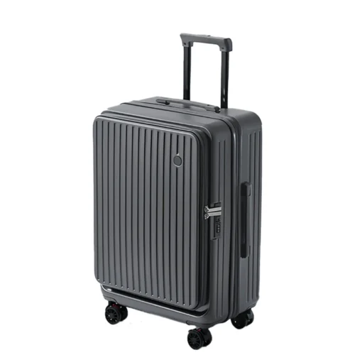 44c6dd37-7f28-462e-a261-11607912abeb Valise Cabine Extensible à Ouverture Frontale avec Porte-Gobelet - PC Grande Capacité 20" 24" 28" - Bagage à Roues 360° Amortissantes