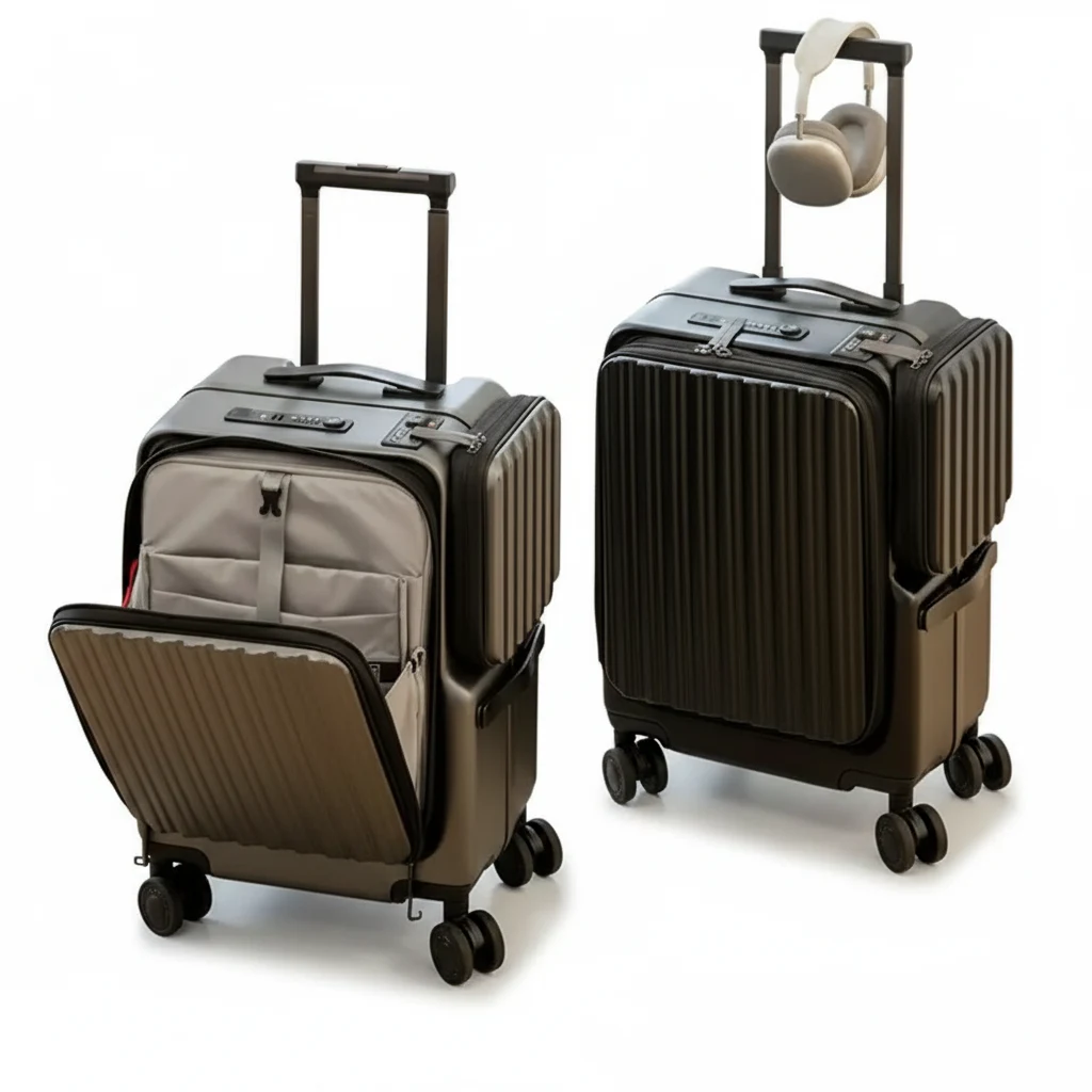 Valise Cabine KLS 20 Pouces Ouverture Avant ABS+PC - Port USB Serrure - Bagage Cabine pour Ordinateur – Image 5