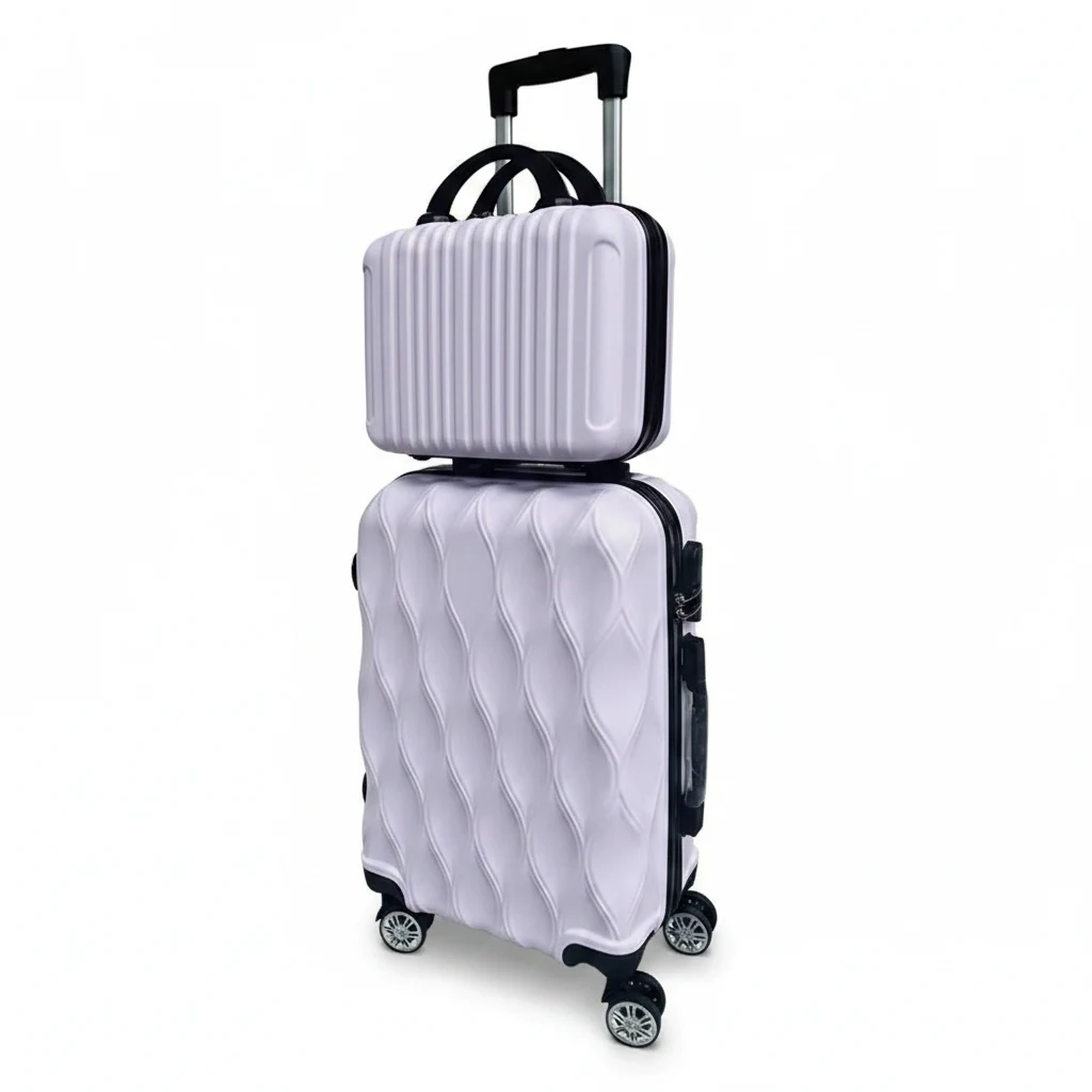Ensemble de valises cabine 2 pièces 20"+14" ABS - Valise cabine légère avec serrure code - Voyagez pratique et organisé – Image 10