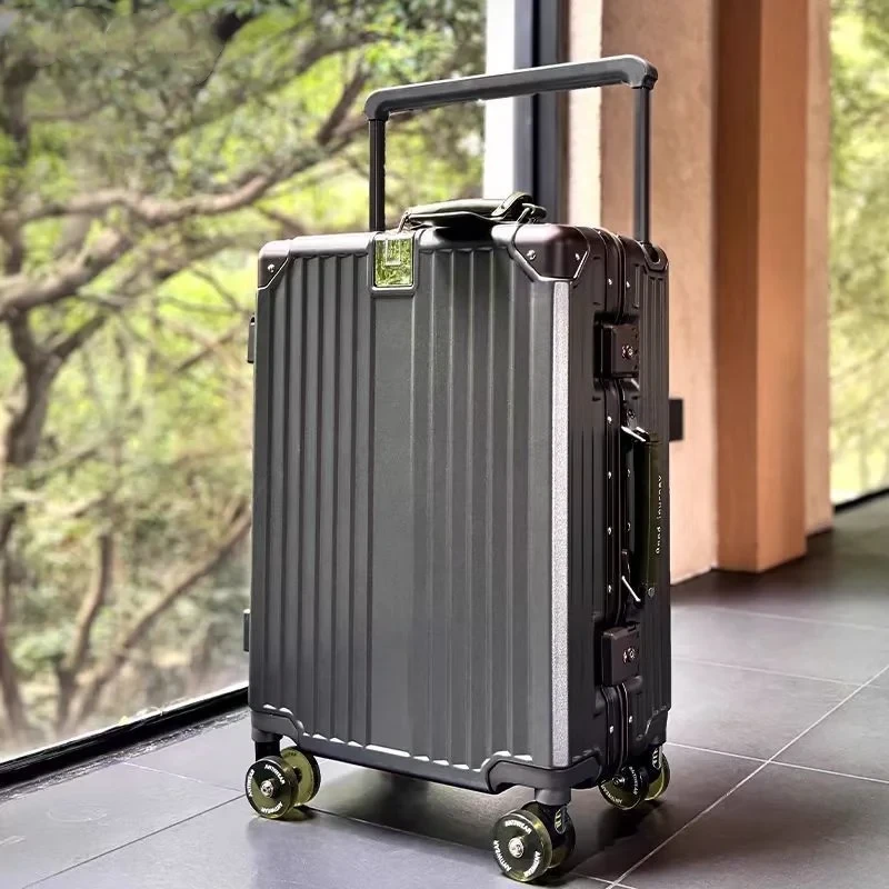 Valise rigide PC + cadre aluminium - 20 à 28 pouces | Bagage à roulettes silencieux serrure TSA – Image 4