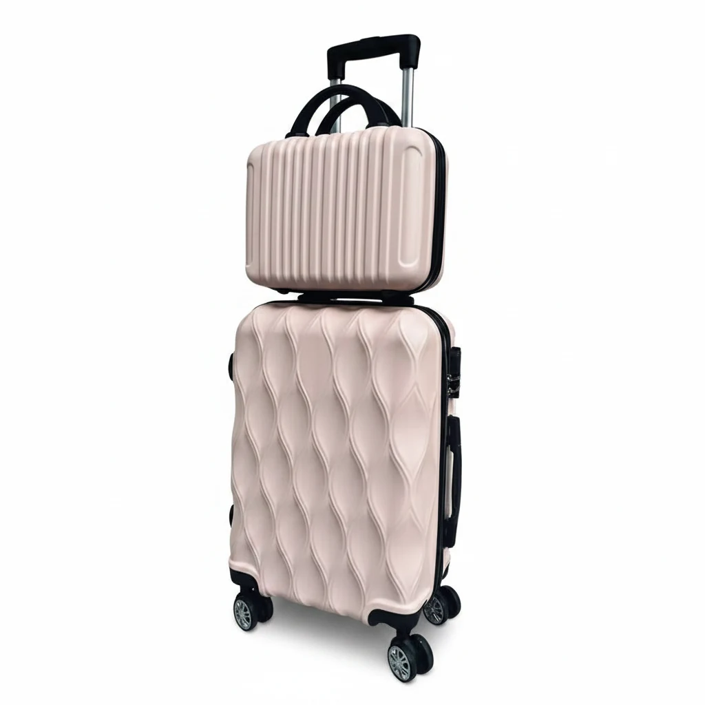 Ensemble de valises cabine 2 pièces 20"+14" ABS - Valise cabine légère avec serrure code - Voyagez pratique et organisé – Image 8