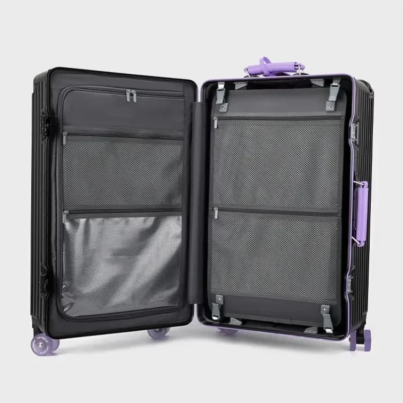 Valise rigide PC + cadre aluminium - 20 à 28 pouces | Bagage à roulettes silencieux serrure TSA – Image 3