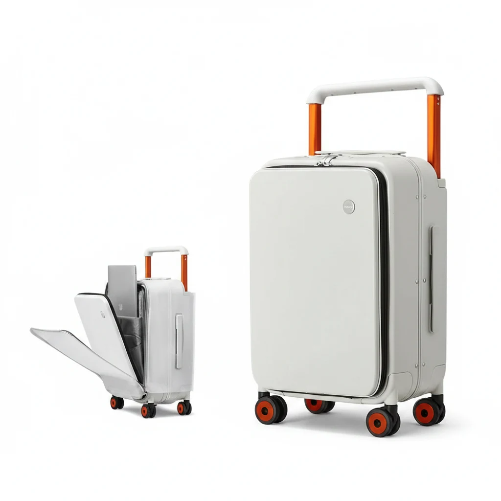 Valise Cabine Rigide M75 - Cadre Aluminium & Coque PC 20/24" - Voyage Silencieux et Élégant – Image 5