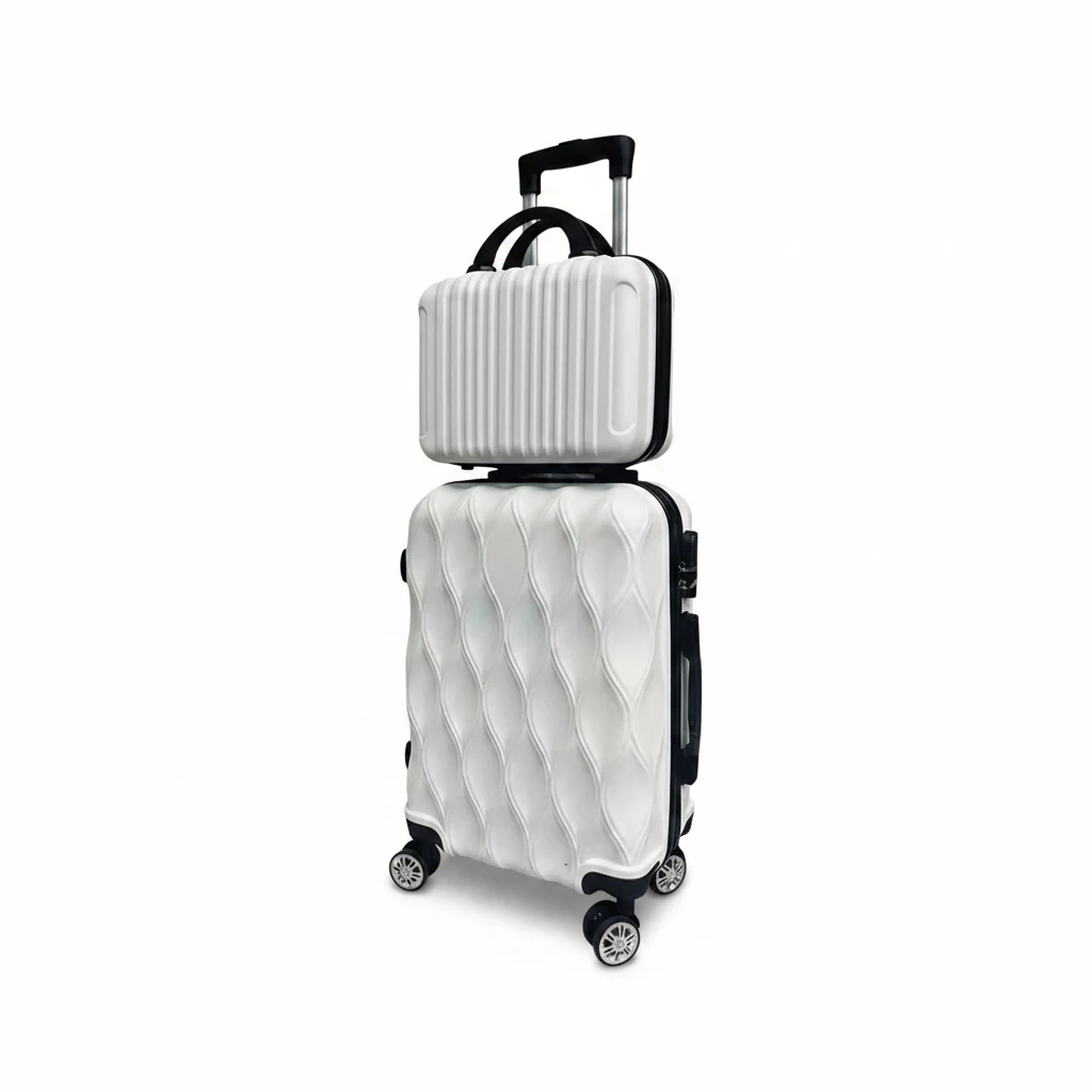 Ensemble de valises cabine 2 pièces 20"+14" ABS - Valise cabine légère avec serrure code - Voyagez pratique et organisé – Image 11