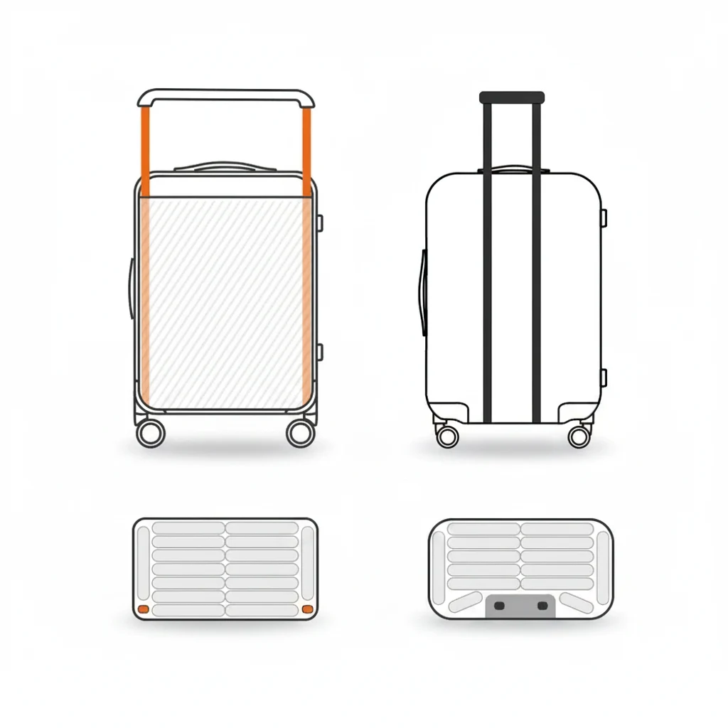 Valise MI 24 pouces - PC Roues Silencieuses 360° - Voyagez sans effort – Image 9