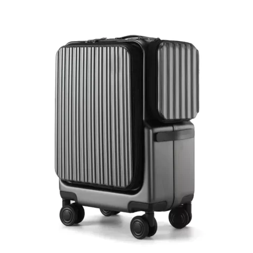 Valise Cabine KLS 20 Pouces Ouverture Avant ABS+PC - Port USB  Serrure - Bagage Cabine pour Ordinateur