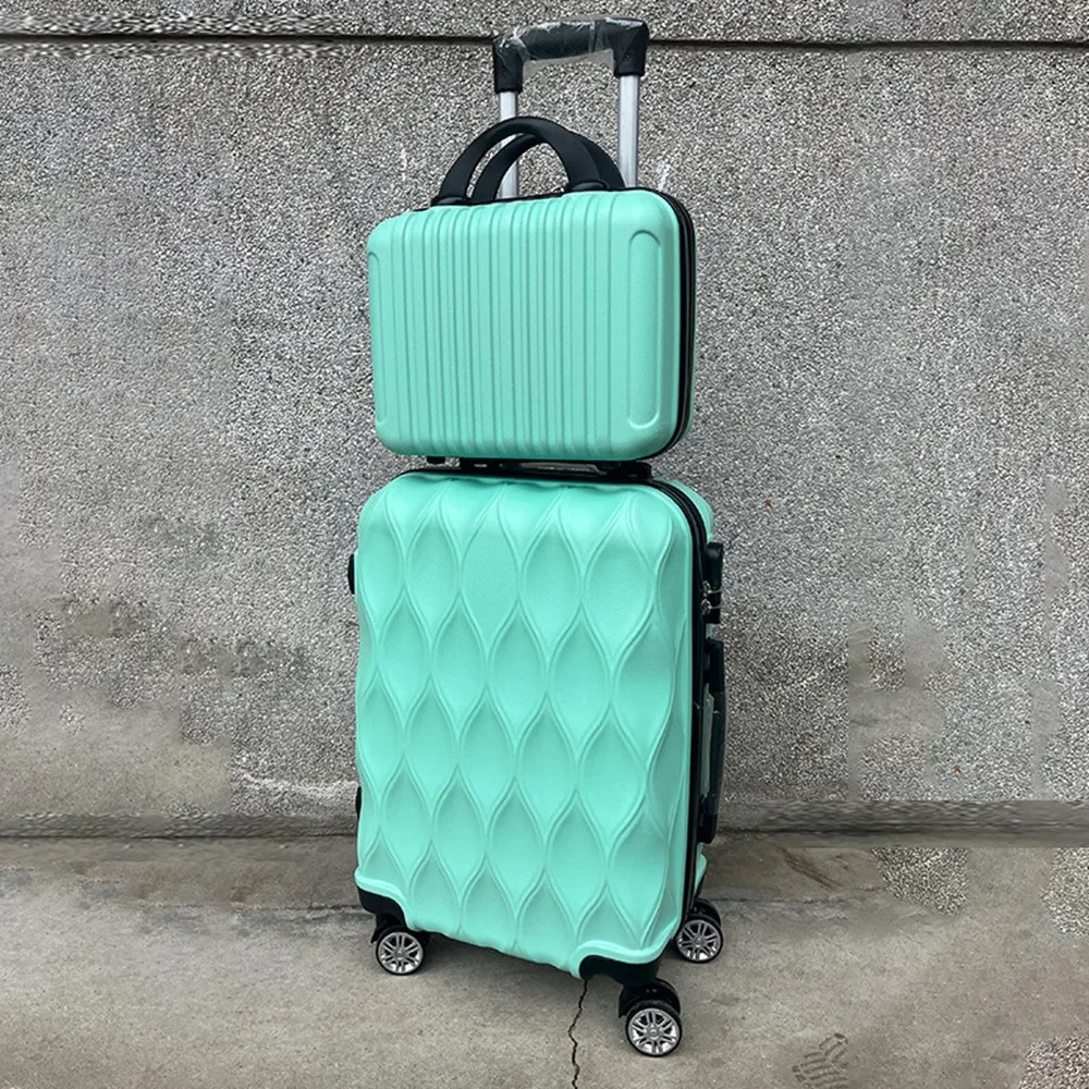 Ensemble de valises cabine 2 pièces 20"+14" ABS - Valise cabine légère avec serrure code - Voyagez pratique et organisé – Image 6