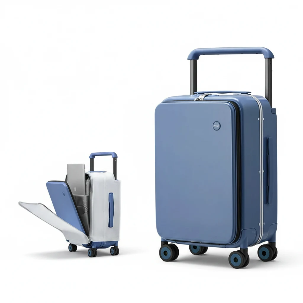 Valise Cabine Rigide M75 - Cadre Aluminium & Coque PC 20/24" - Voyage Silencieux et Élégant – Image 2