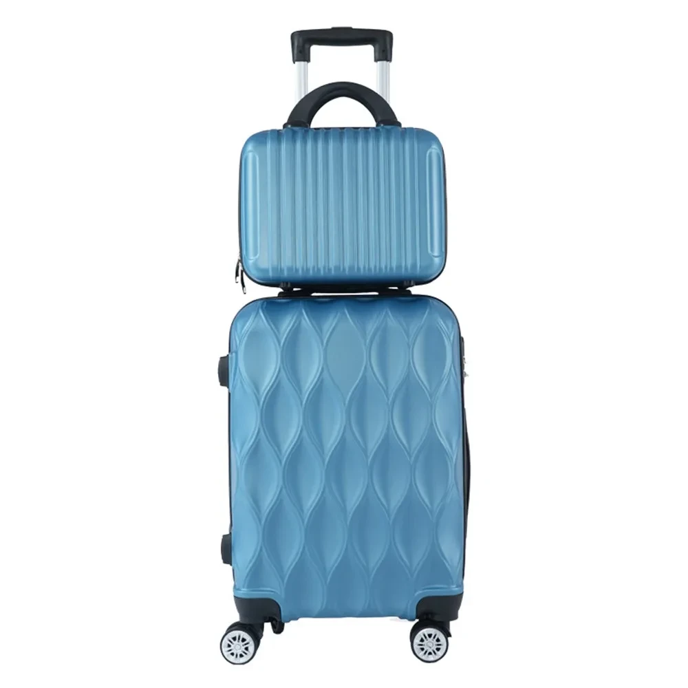 Ensemble de valises cabine 2 pièces 20"+14" ABS - Valise cabine légère avec serrure code - Voyagez pratique et organisé – Image 7