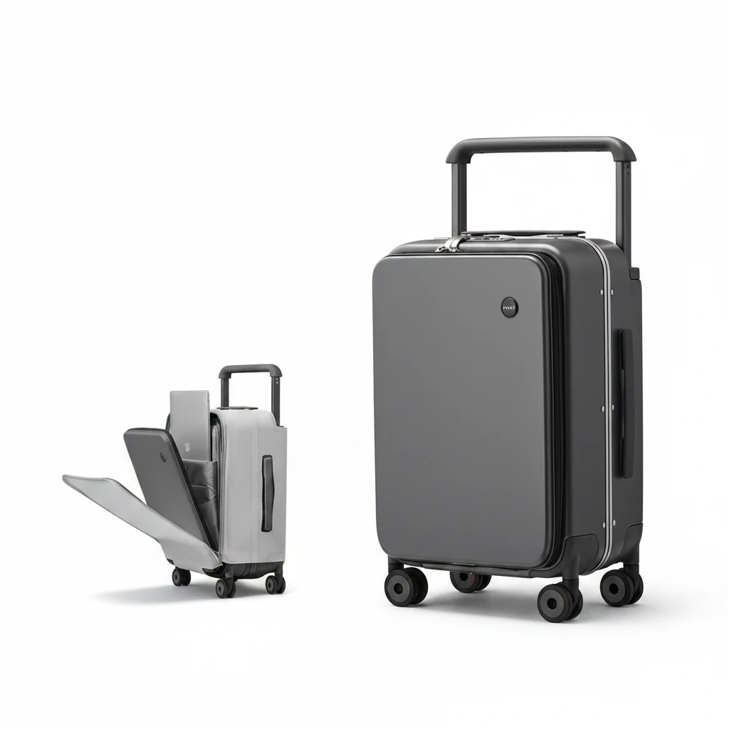 Valise Cabine Rigide M75 - Cadre Aluminium & Coque PC 20/24" - Voyage Silencieux et Élégant – Image 3