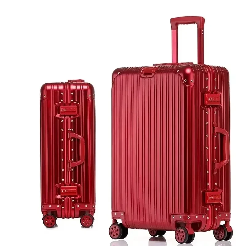 Valise de voyage cabine en alliage d'aluminium et de magnésium 100% - Bagage rigide 20/24/26/29 pouces - Cabine antivol et étanche – Image 5