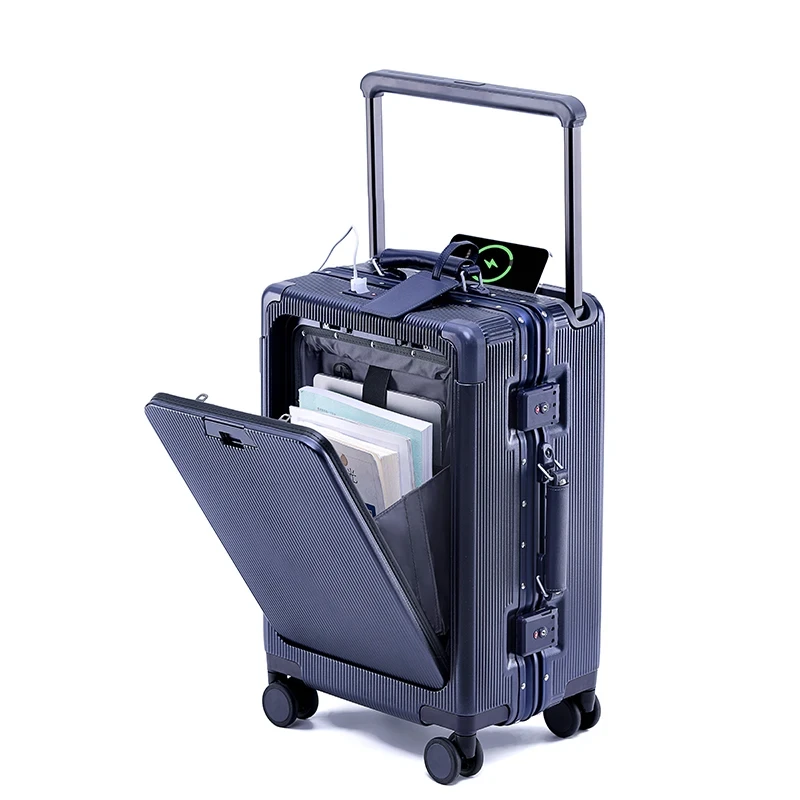 Valise Cabine MU 20" PC à Ouverture Frontale - Bagage Léger 4.3kg pour Voyage Organisé – Image 4