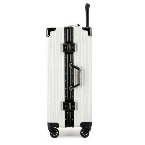 e8db9c97-7f0d-4c82-aefc-8cfa9f2f7de8 Valise à bagages cadre aluminium 20-28" - PC rigide, roues universelles et serrure - Voyagez en toute sérénité