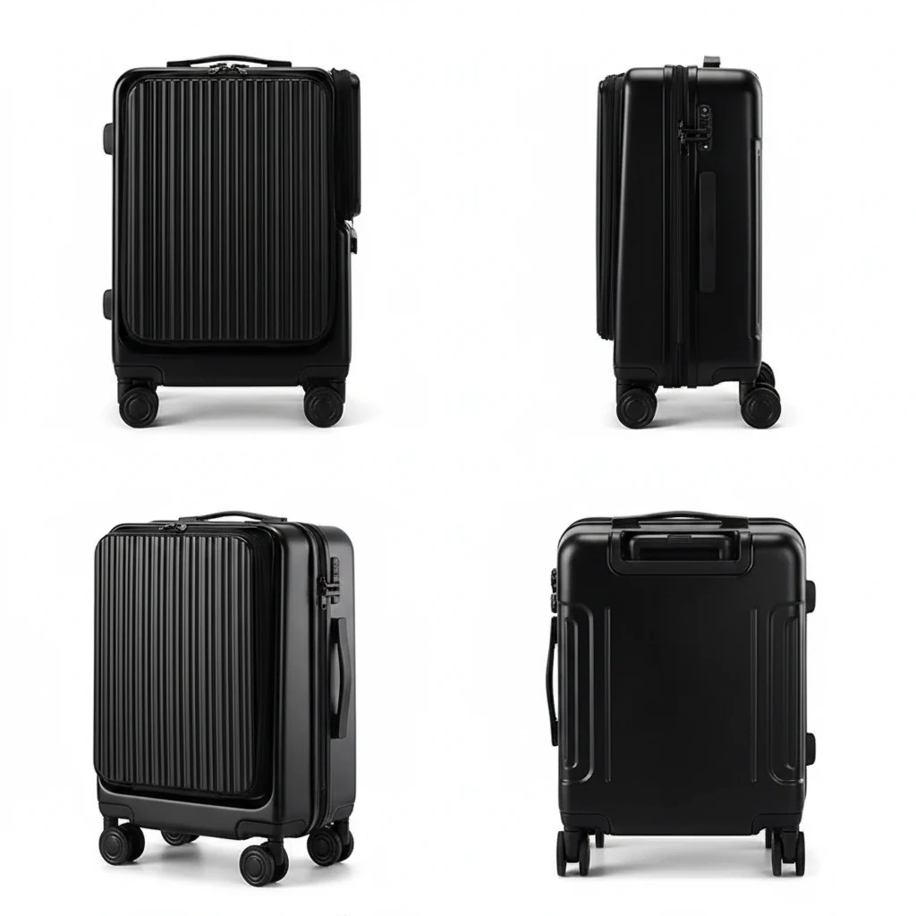 Valise Cabine KLS 20 Pouces Ouverture Avant ABS+PC - Port USB Serrure - Bagage Cabine pour Ordinateur – Image 7