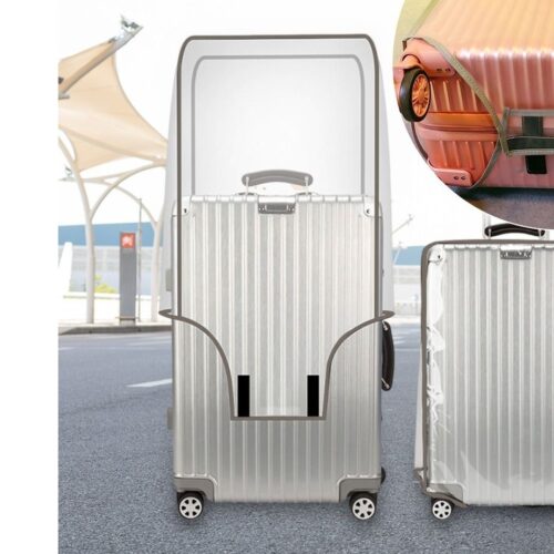 Housse de protection transparente pour valise de voyage, vue principale