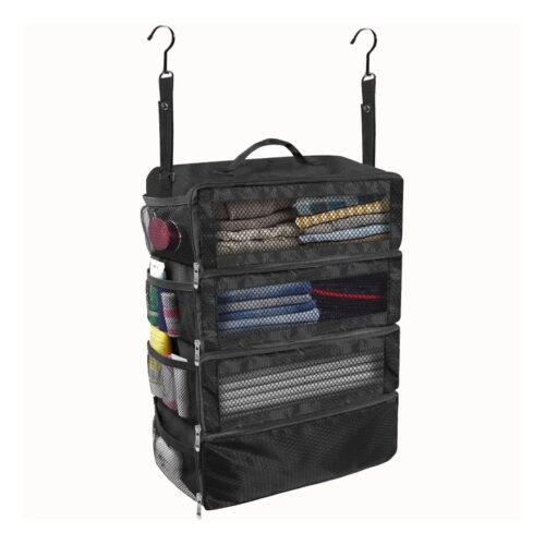 Organisateur de valise suspendu, rangement voyage grande capacité Organisateur de valise suspendu, rangement voyage grande capacité, vue principale