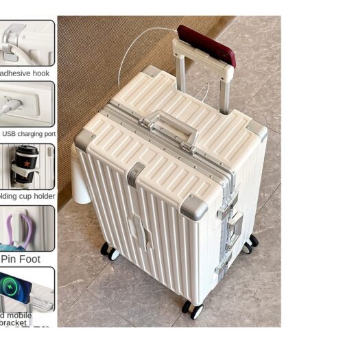 Petite valise cabine rigide ABS+PC avec cadre aluminium Petite valise cabine rigide ABS+PC avec cadre aluminium, vue principale