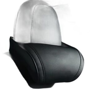 Appui-tête de voiture en cuir PU, mémoire de forme