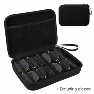 Boîte à lunettes six compartiments