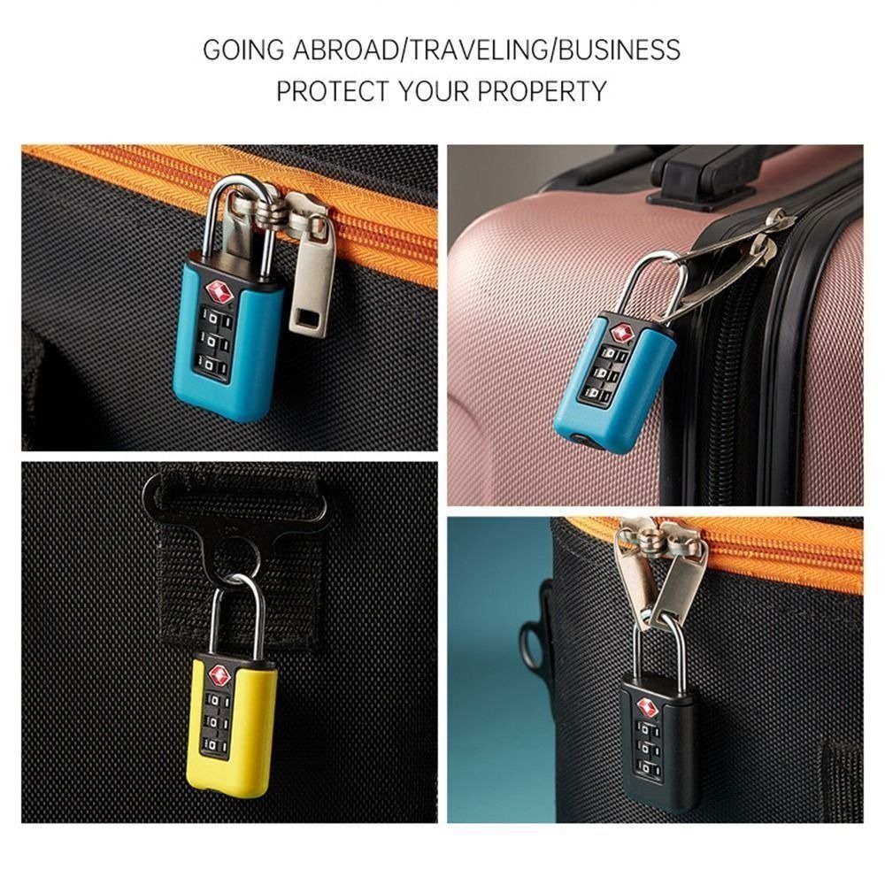 Accessoire de voyage, cadenas TSA à code pour valise, combinaison, vue arriere