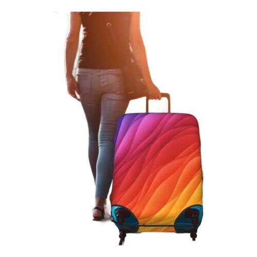 Accessoire de voyage, housse de protection extensible pour bagage, vue principale