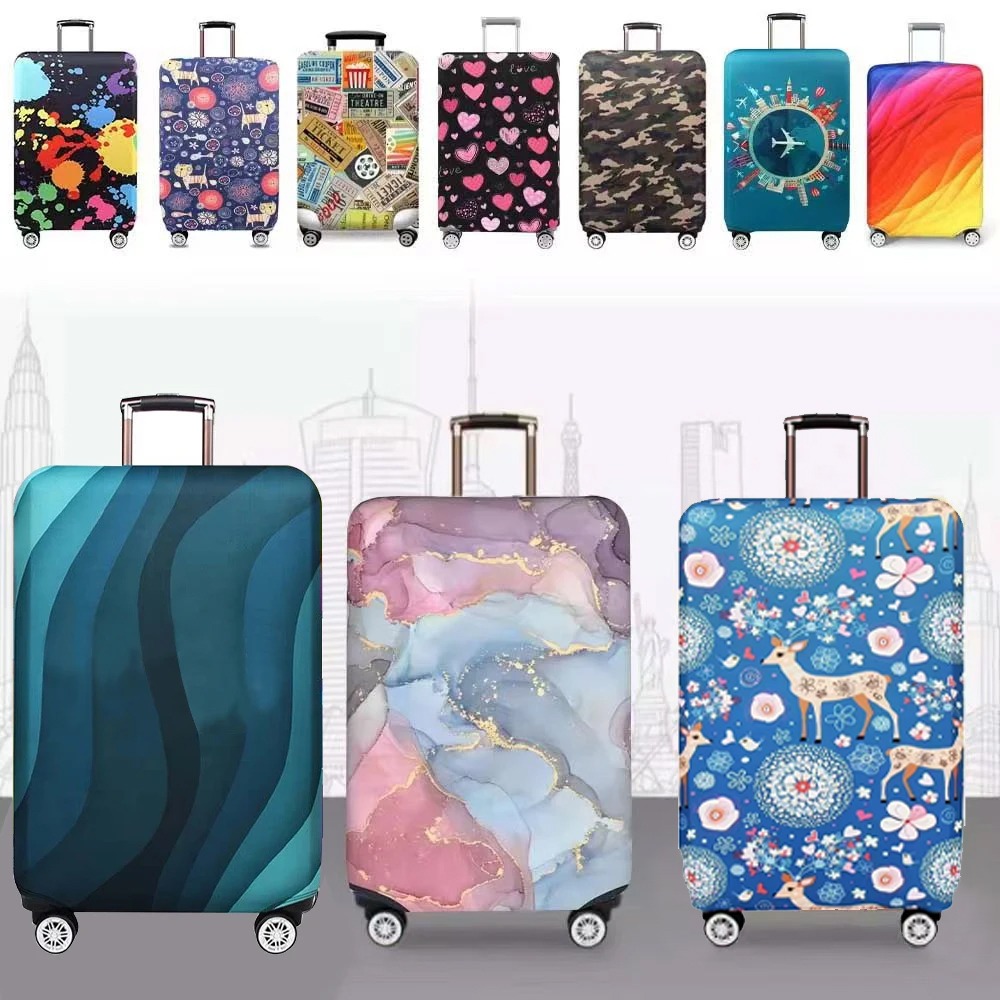 Accessoire de voyage, housse valise de voyage, lot de protection, vue de trois quarts