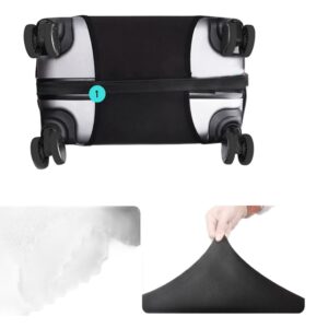 Accessoire de voyage, housse valise épaisse et élastique, fond renforcé