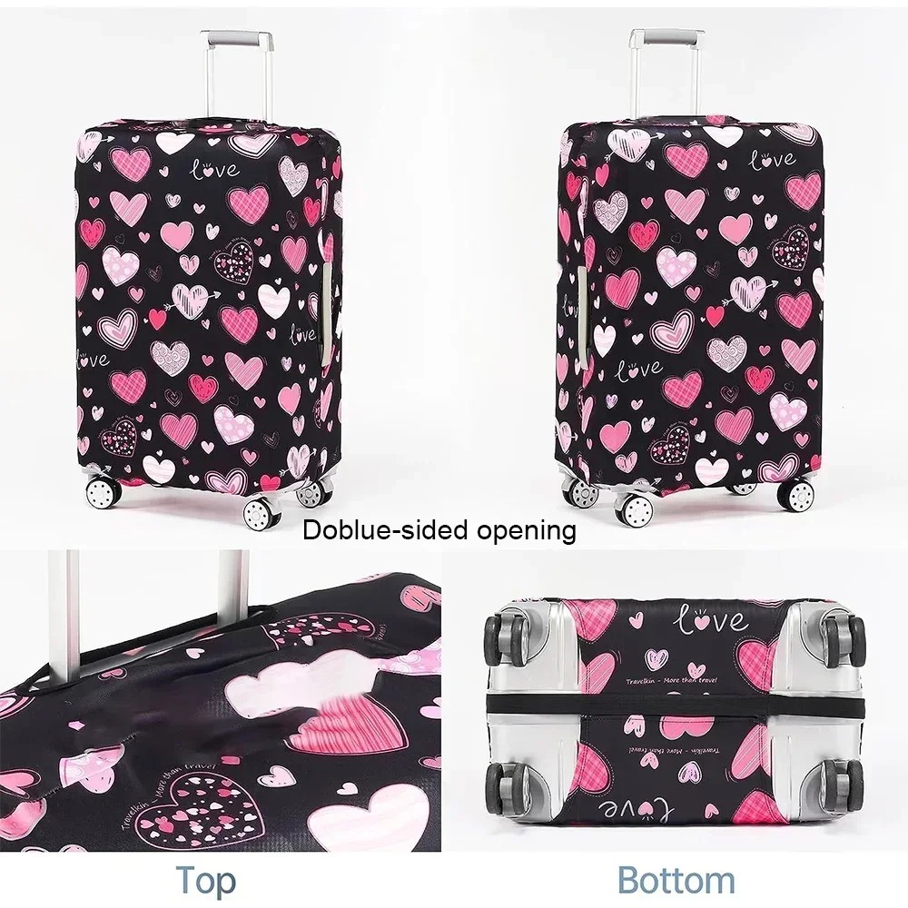 Accessoire de voyage, housse valise extensible, quatre tailles, vue arriere