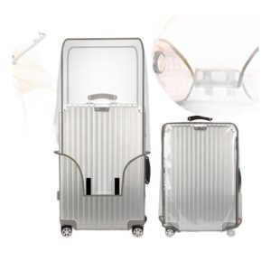Accessoire de voyage, housse valise transparente en PVC, du 16 au 28
