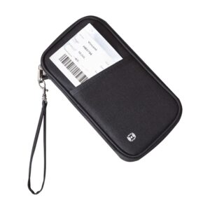 Accessoire de voyage, pochette documents à blocage RFID