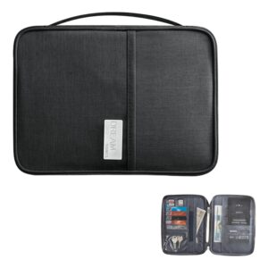 Accessoire de voyage : porte-documents familial déperlant, deux tailles