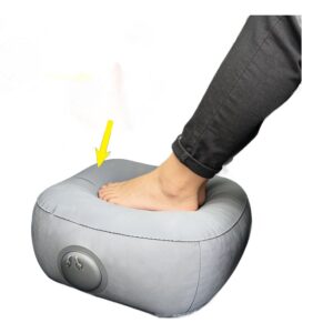 Repose-pieds gonflable de voyage en PVC