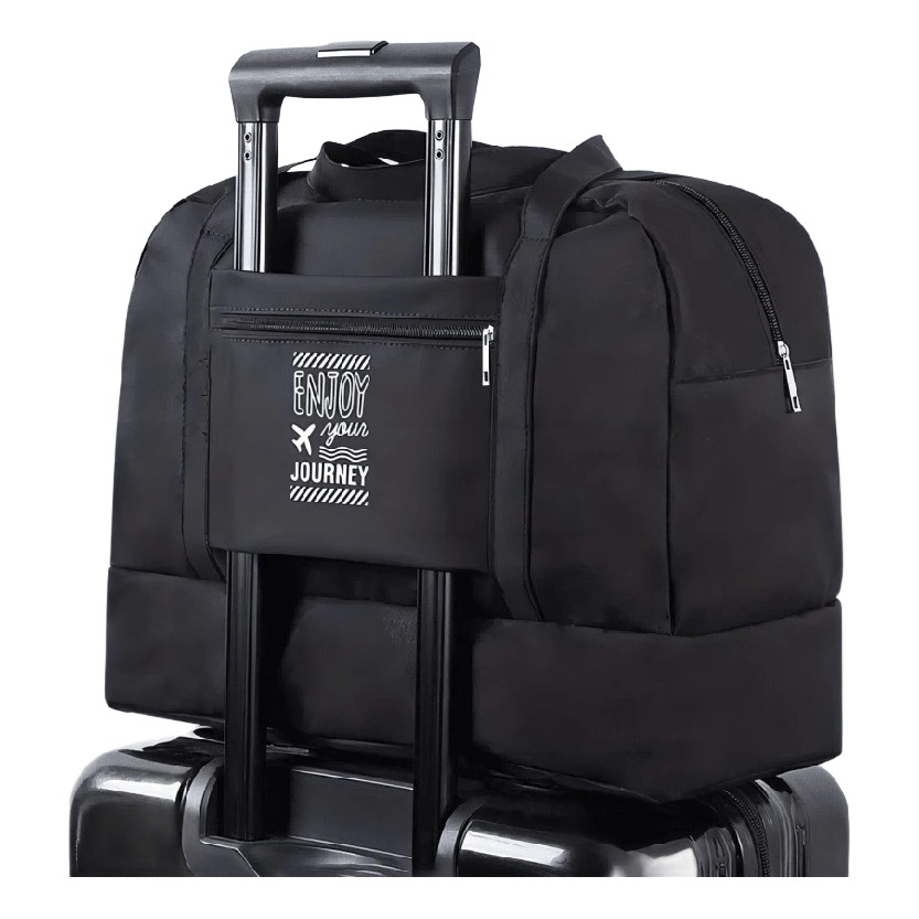 Accessoire de voyage : sac étanche double poche sec et humide, vue de trois quarts