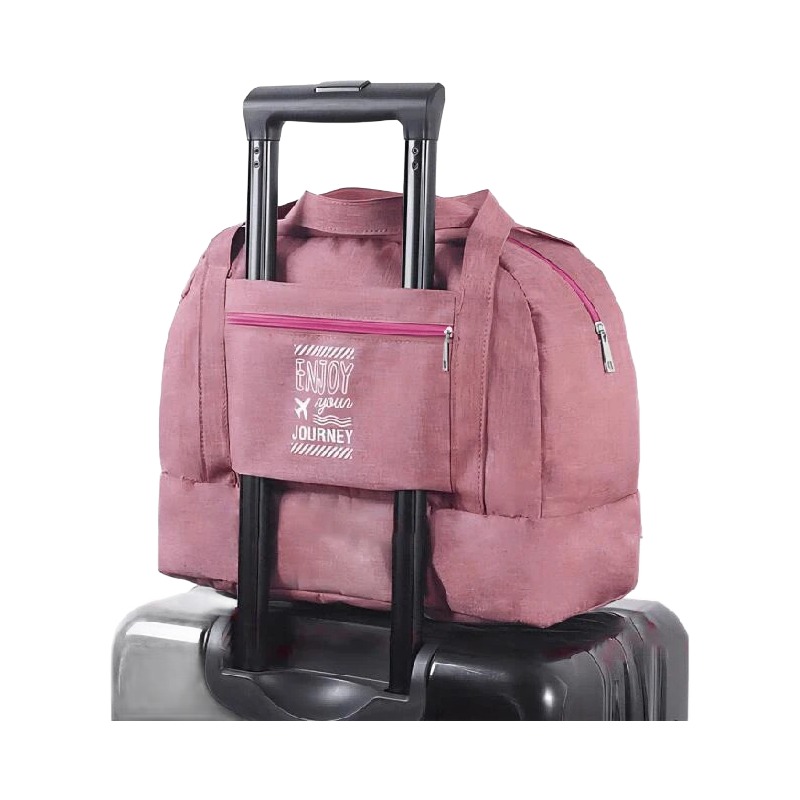 Accessoire de voyage : sac étanche double poche sec et humide, detail