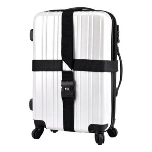 Accessoire de voyage : sangle de valise avec cadenas à code, vue principale