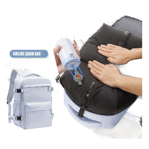 Bagage cabine easyJet a compression avec pompe manuelle Bagage cabine easyJet a compression avec pompe manuelle, vue principale