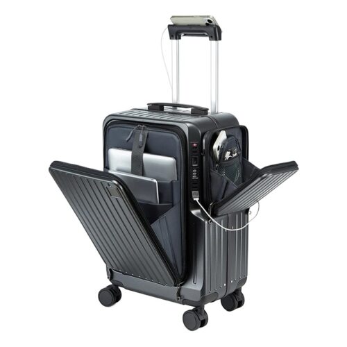 Bagage cabine easyJet rigide a ouverture frontale Bagage cabine easyJet rigide a ouverture frontale, vue principale