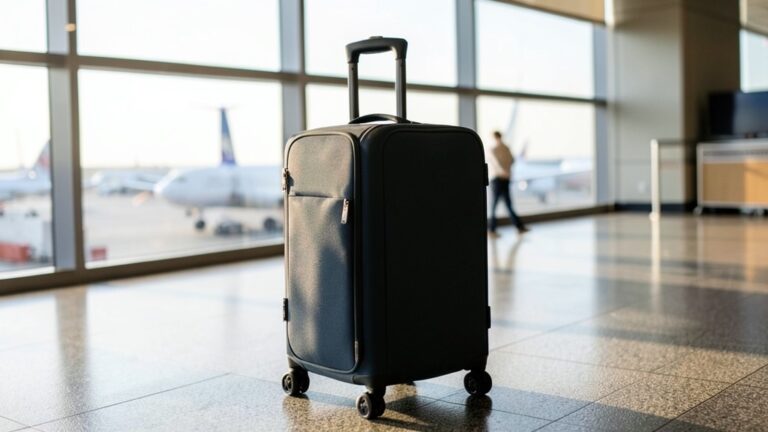 Bagage cabine Volotea range sous le siege avant d'un avion