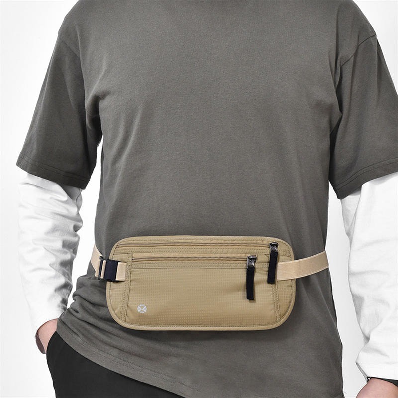 Ceinture de voyage porte-passeport plate, à porter sous les vêtements, vue principale