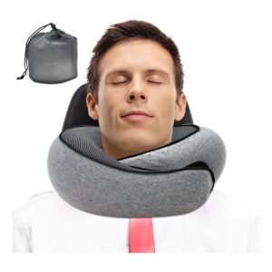 Oreiller de voyage en mousse à mémoire de forme enveloppant