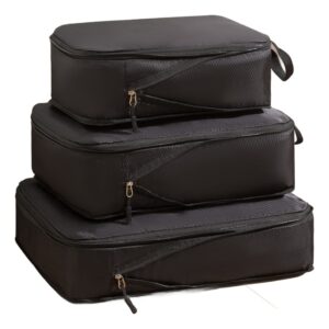 Organiseur valise compressible, lot de 3 tailles en nylon
