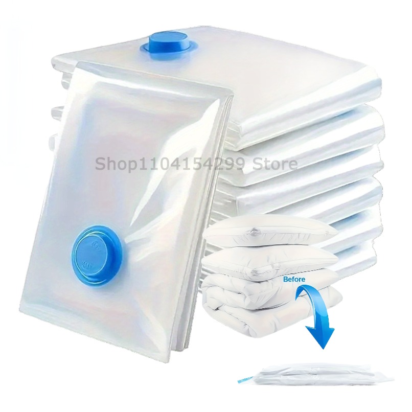 Organiseur valise : sacs sous vide et pompe à main fournie, vue de trois quarts
